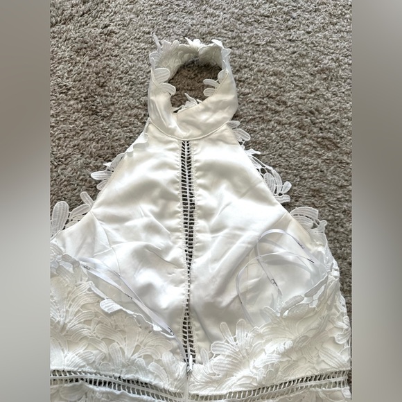 Lulus Divine Destiny White Lace Midi Dress Small NWOT - Picture 7 of 7